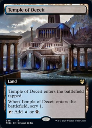 Temple of Deceit (Extended Art) [Theros Beyond Death] | Cards and Coasters CA