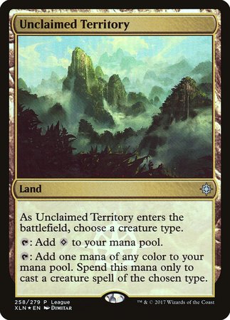 Unclaimed Territory [Ixalan Promos] | Cards and Coasters CA