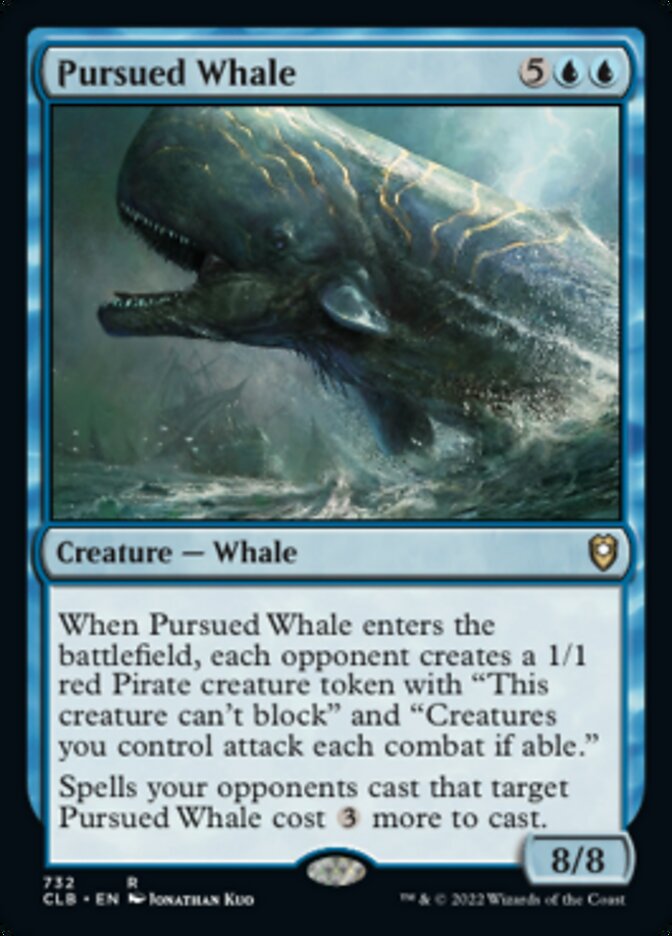 Pursued Whale [Commander Legends: Battle for Baldur's Gate] | Cards and Coasters CA