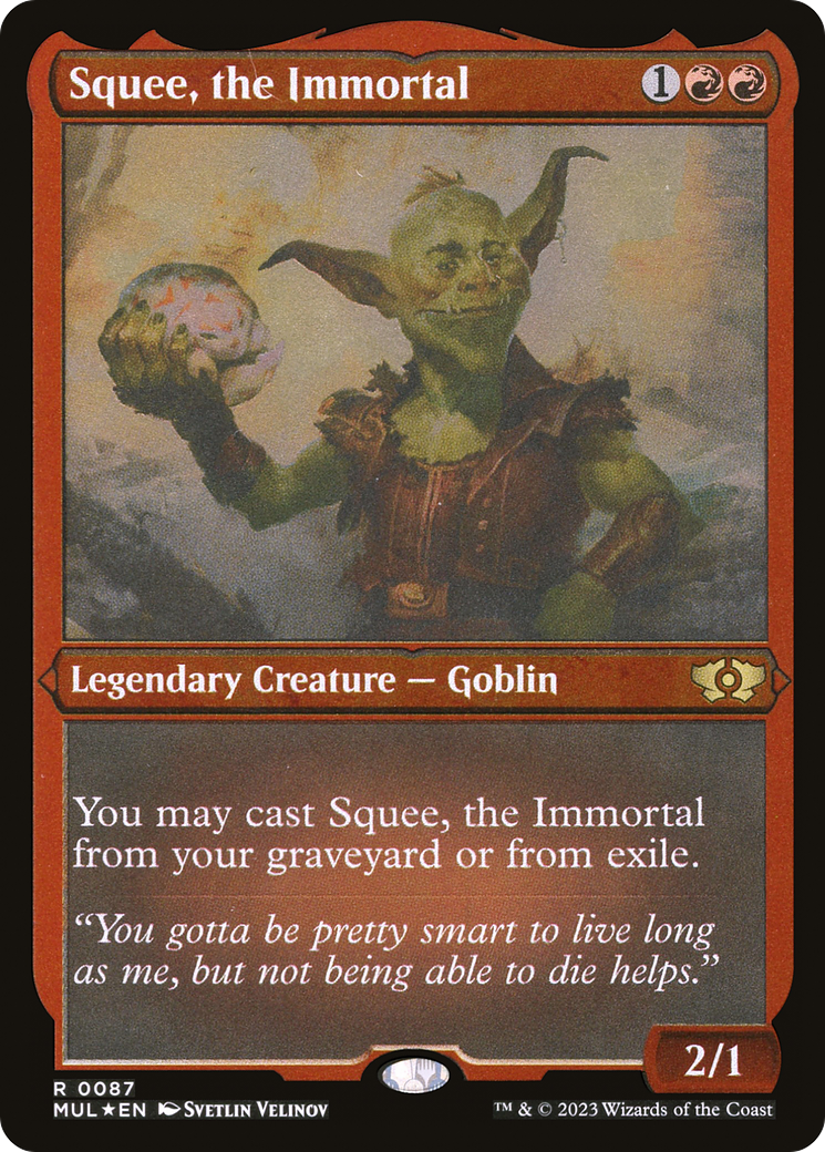 Squee, the Immortal (Foil Etched) [Multiverse Legends] | Cards and Coasters CA