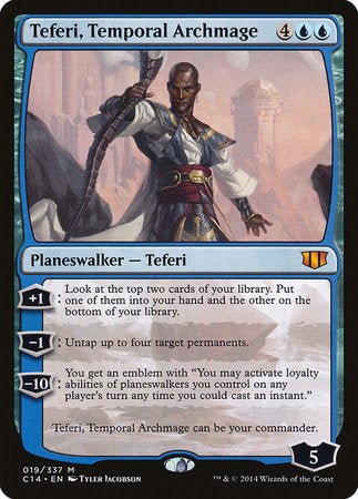 Teferi, Temporal Archmage [Commander 2014] | Cards and Coasters CA