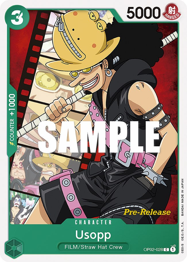 Usopp [Paramount War Pre-Release Cards] | Cards and Coasters CA