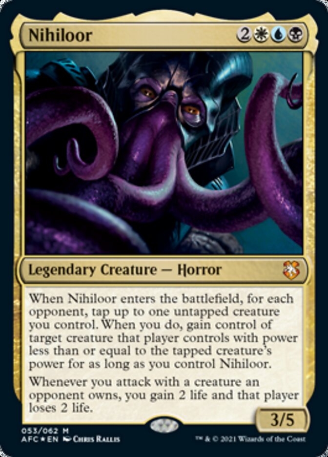 Nihiloor [Dungeons & Dragons: Adventures in the Forgotten Realms Commander] | Cards and Coasters CA