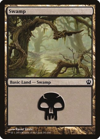 Swamp (241) [Theros] | Cards and Coasters CA