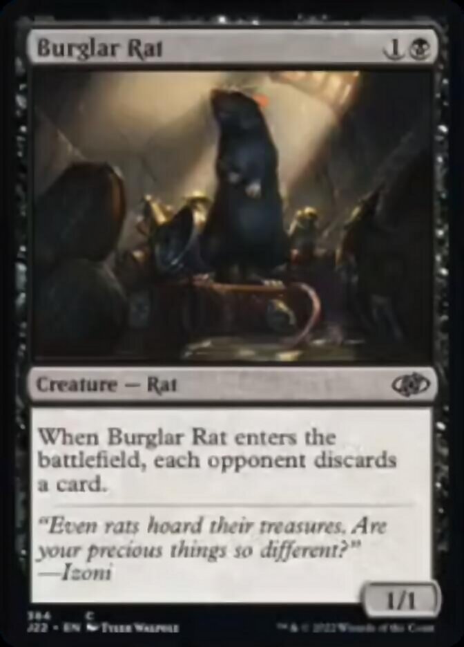 Burglar Rat [Jumpstart 2022] | Cards and Coasters CA