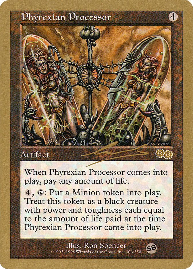 Phyrexian Processor (Nicolas Labarre) (SB) [World Championship Decks 2000] | Cards and Coasters CA