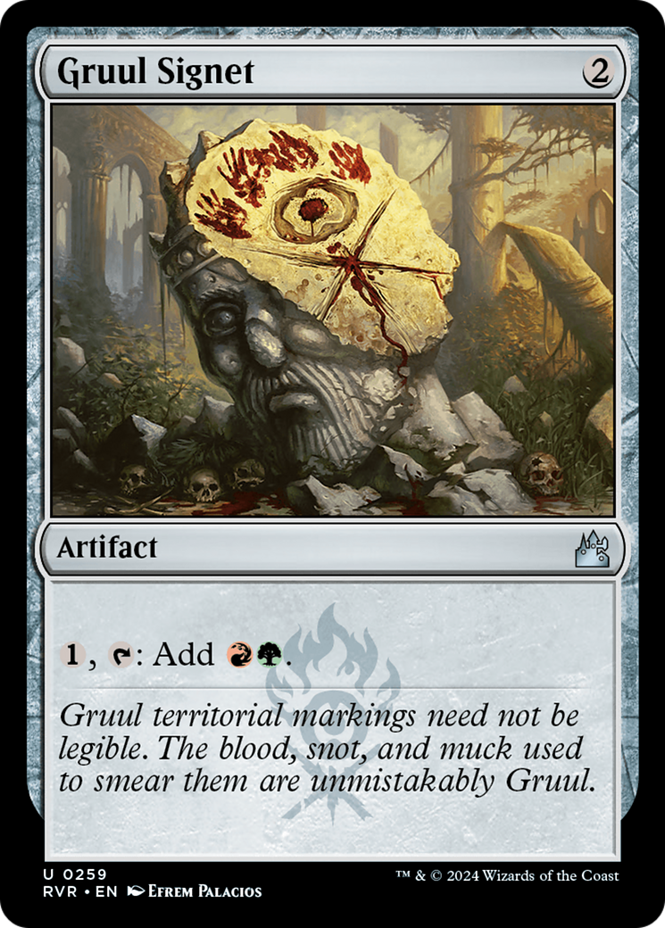 Gruul Signet [Ravnica Remastered] | Cards and Coasters CA