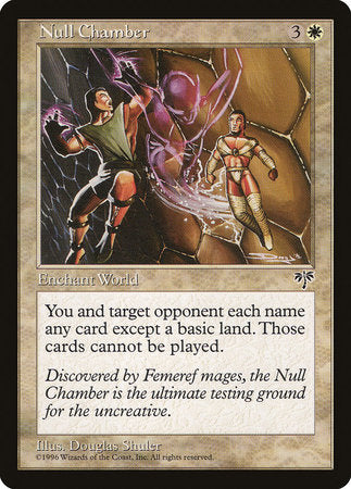 Null Chamber [Mirage] | Cards and Coasters CA