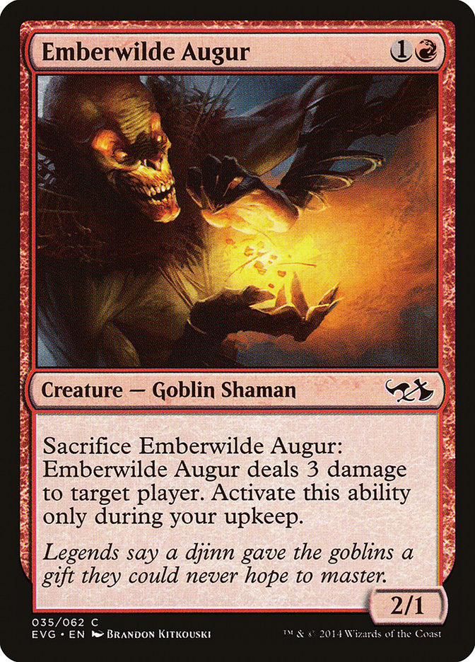 Emberwilde Augur (Elves vs. Goblins) [Duel Decks Anthology] | Cards and Coasters CA