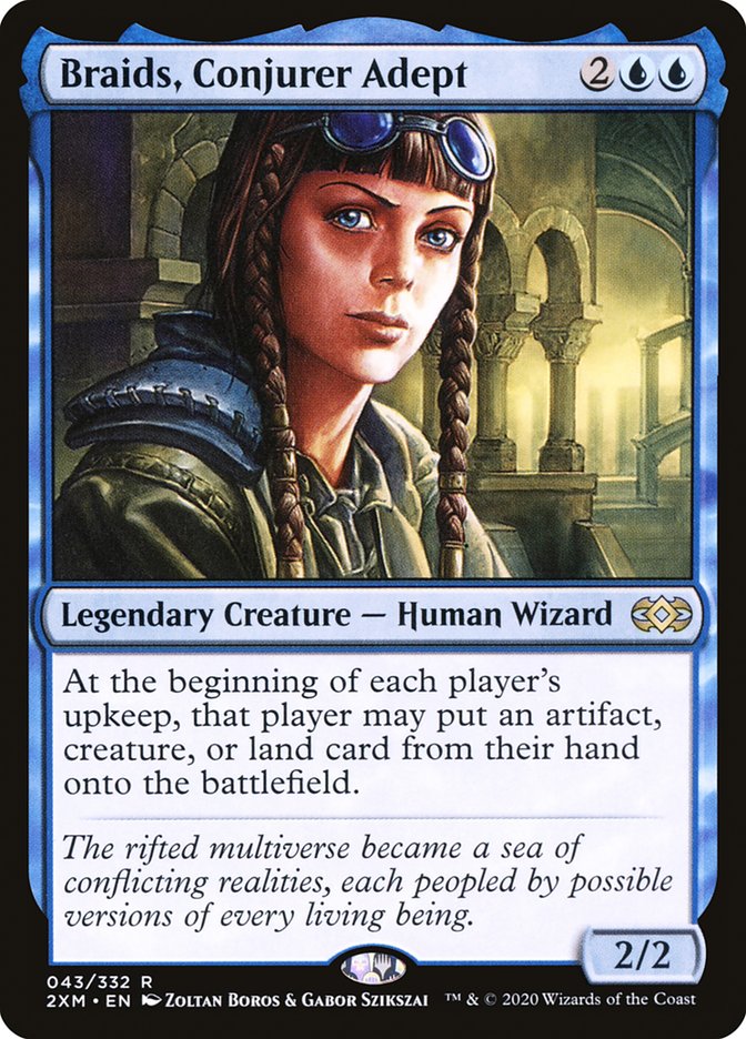 Braids, Conjurer Adept [Double Masters] | Cards and Coasters CA