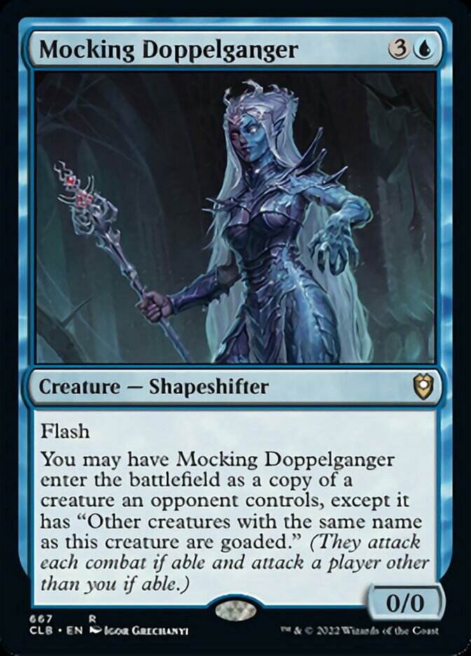 Mocking Doppelganger [Commander Legends: Battle for Baldur's Gate] | Cards and Coasters CA