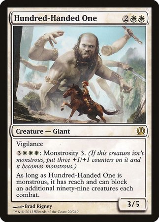 Hundred-Handed One [Theros] | Cards and Coasters CA