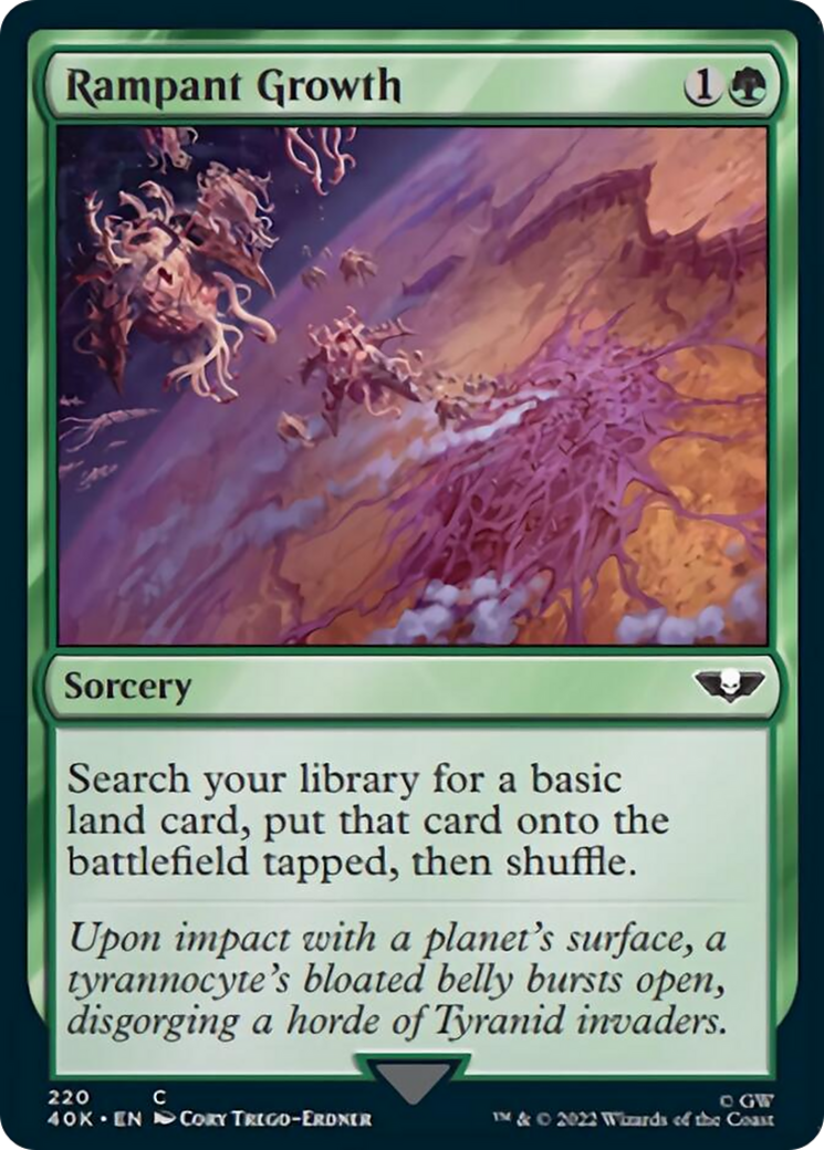 Rampant Growth [Universes Beyond: Warhammer 40,000] | Cards and Coasters CA