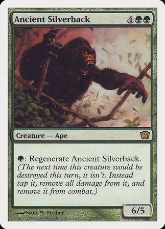 Ancient Silverback [Ninth Edition] | Cards and Coasters CA