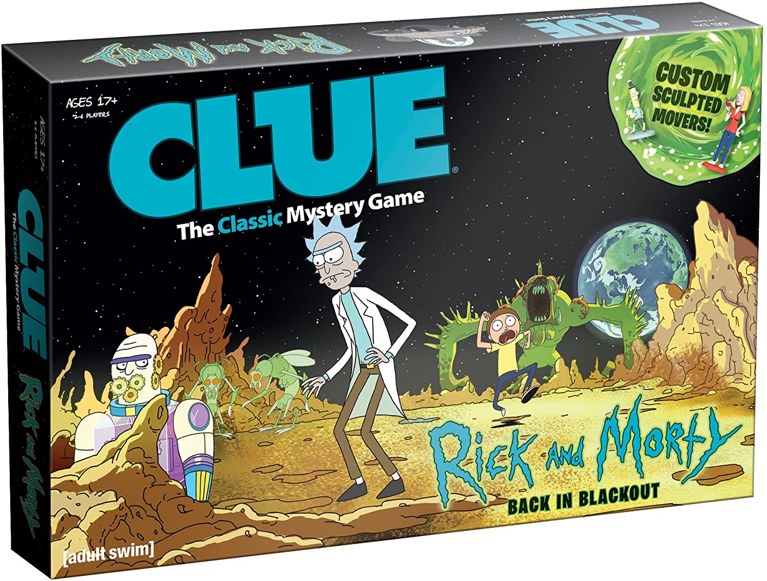 Rick and Morty - Clue | Cards and Coasters CA