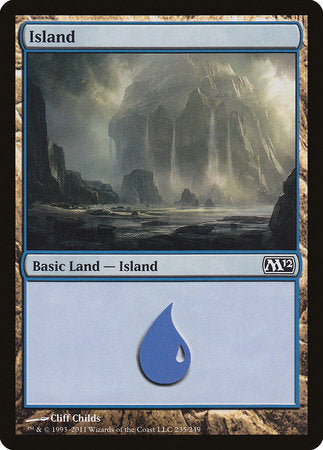 Island (235) [Magic 2012] | Cards and Coasters CA