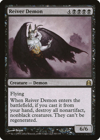 Reiver Demon [Commander 2011] | Cards and Coasters CA