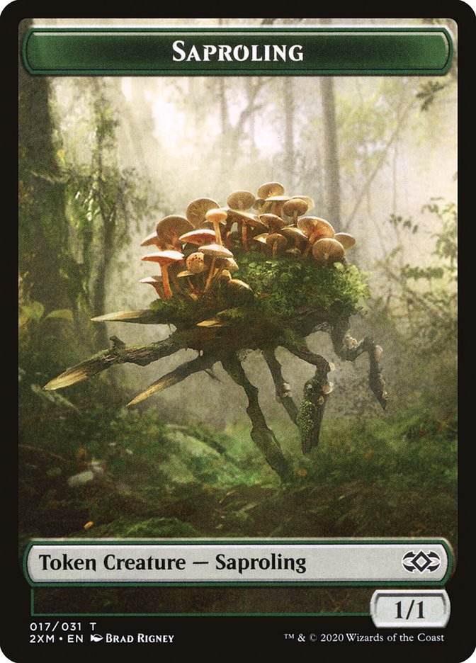 Saproling Token [Double Masters] | Cards and Coasters CA