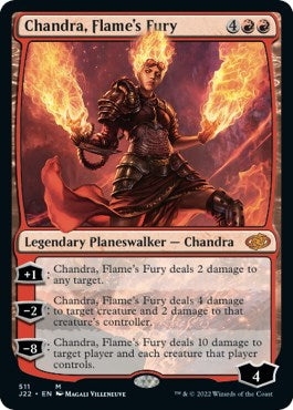 Chandra, Flame's Fury [Jumpstart 2022] | Cards and Coasters CA