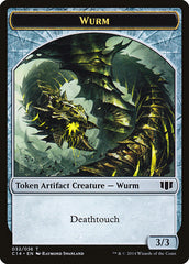 Wurm (032/036) // Goat Double-sided Token [Commander 2014 Tokens] | Cards and Coasters CA