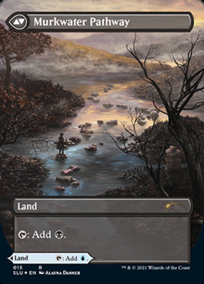 Clearwater Pathway // Murkwater Pathway (Borderless) [Secret Lair: Ultimate Edition 2] | Cards and Coasters CA