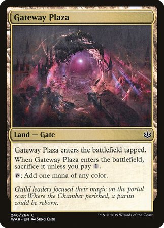 Gateway Plaza [War of the Spark] | Cards and Coasters CA