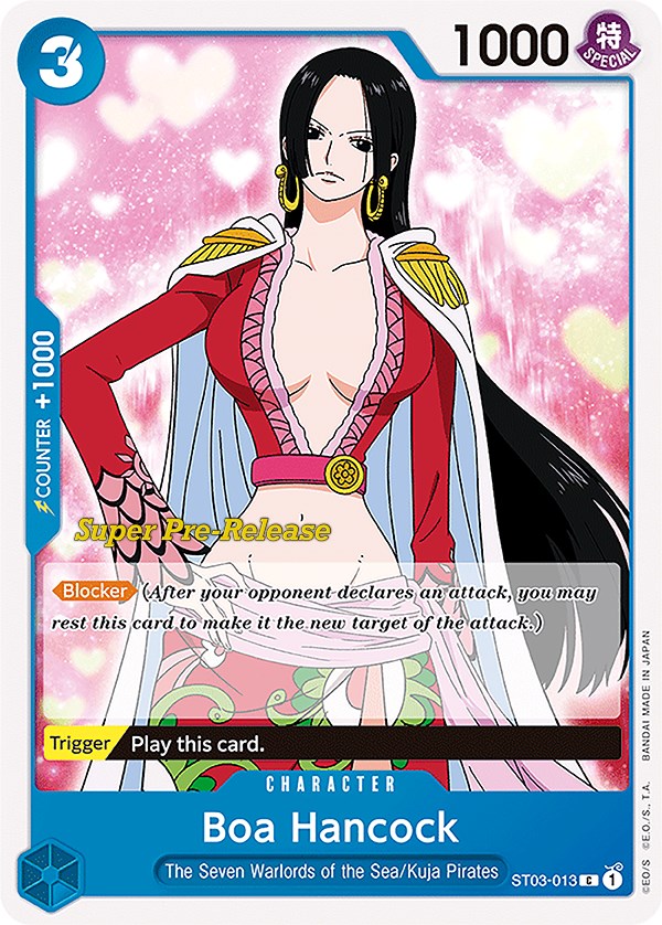 Boa Hancock [Super Pre-Release Starter Deck: The Seven Warlords of the Sea] | Cards and Coasters CA