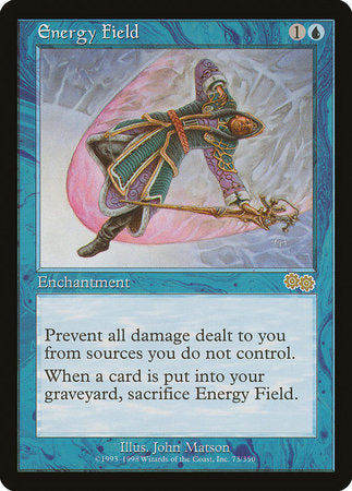 Energy Field [Urza's Saga] | Cards and Coasters CA