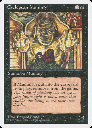 Cyclopean Mummy [Fourth Edition] | Cards and Coasters CA