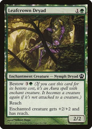 Leafcrown Dryad [Theros] | Cards and Coasters CA