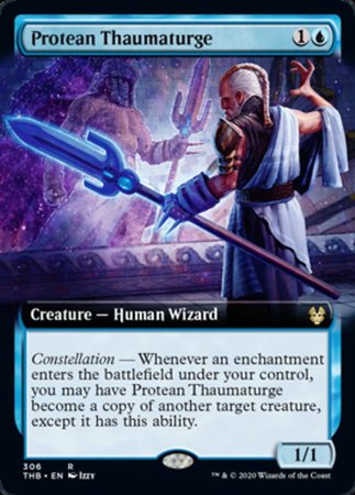 Protean Thaumaturge (Extended Art) [Theros Beyond Death] | Cards and Coasters CA