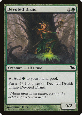 Devoted Druid [Shadowmoor] | Cards and Coasters CA