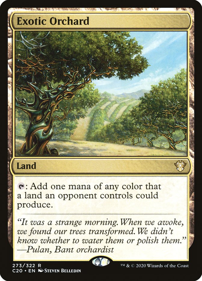 Exotic Orchard [Commander 2020] | Cards and Coasters CA