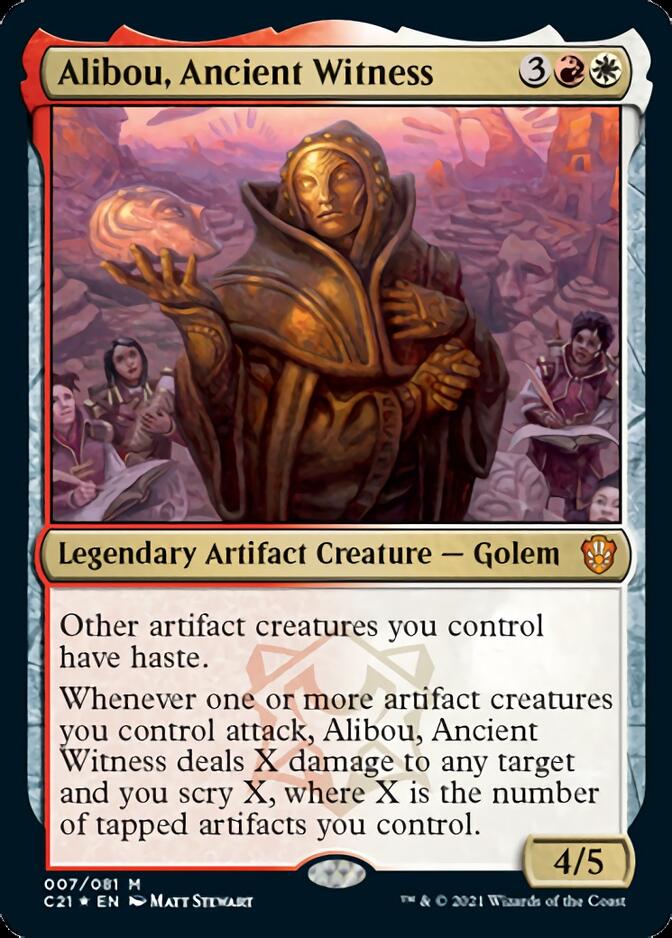 Alibou, Ancient Witness [Commander 2021] | Cards and Coasters CA