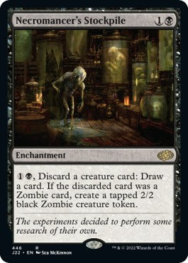 Necromancer's Stockpile [Jumpstart 2022] | Cards and Coasters CA