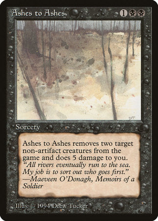 Ashes to Ashes [The Dark] | Cards and Coasters CA