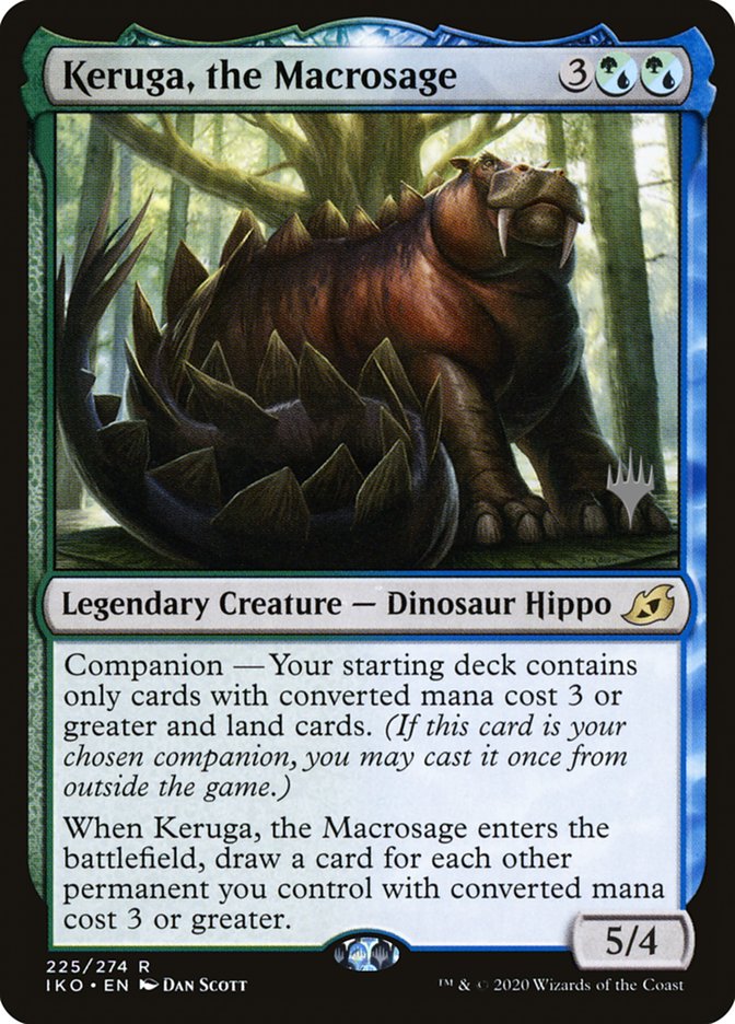 Keruga, the Macrosage (Promo Pack) [Ikoria: Lair of Behemoths Promos] | Cards and Coasters CA