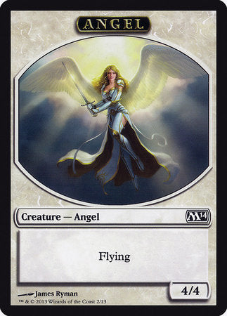 Angel Token [Magic 2014 Tokens] | Cards and Coasters CA