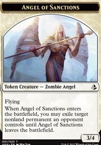 Angel of Sanctions // Drake Token [Amonkhet Tokens] | Cards and Coasters CA