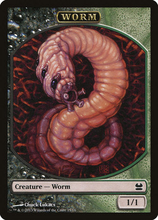 Worm Token [Modern Masters Tokens] | Cards and Coasters CA