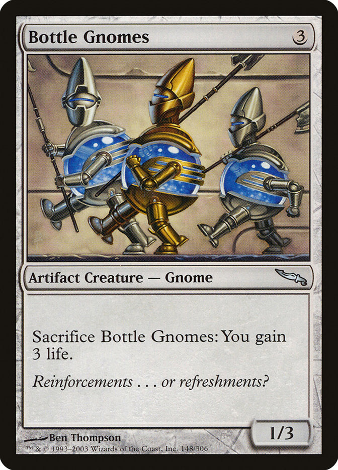 Bottle Gnomes [Mirrodin] | Cards and Coasters CA