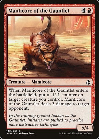 Manticore of the Gauntlet [Amonkhet] | Cards and Coasters CA