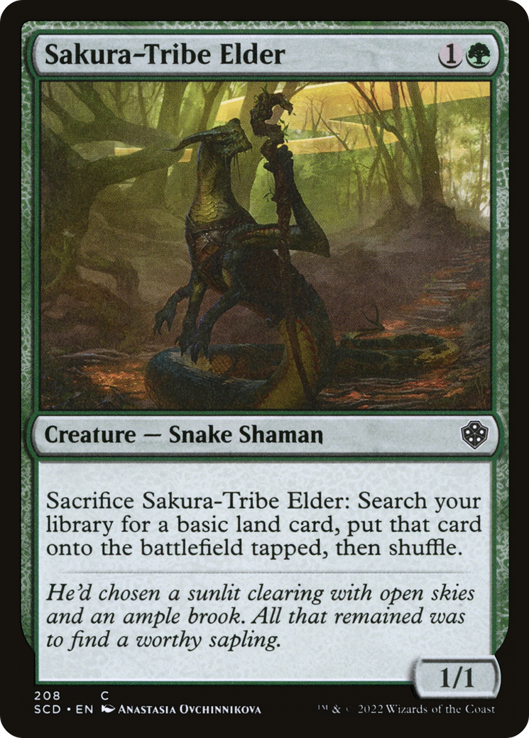 Sakura-Tribe Elder [Starter Commander Decks] | Cards and Coasters CA