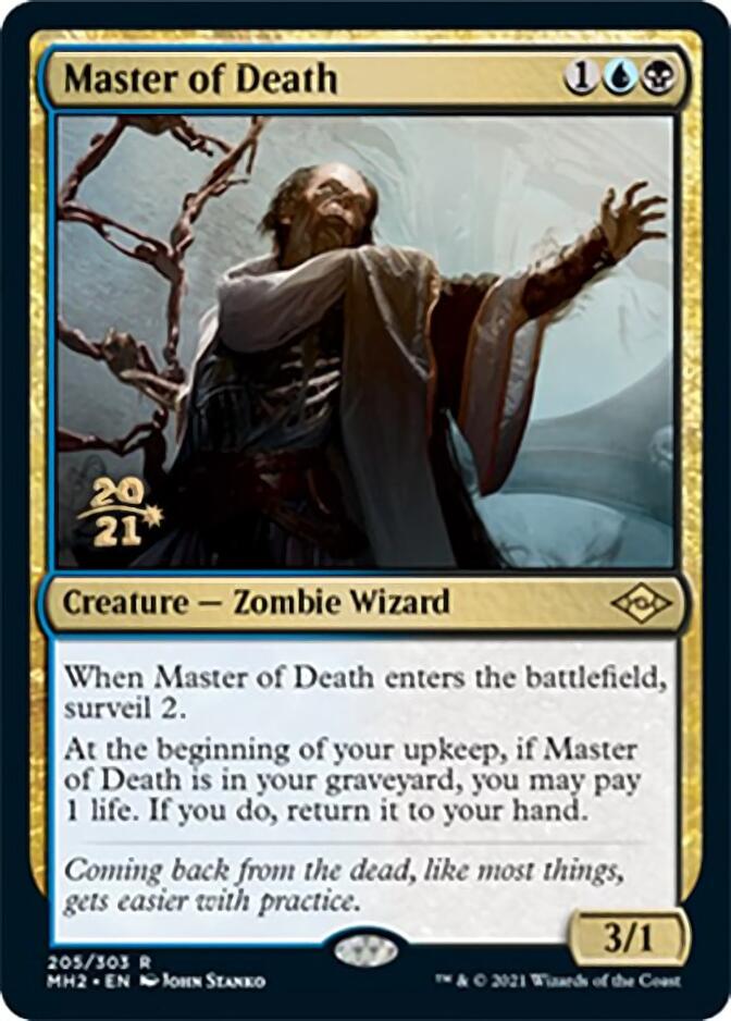 Master of Death [Modern Horizons 2 Prerelease Promos] | Cards and Coasters CA