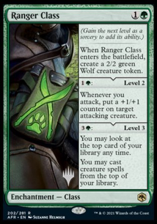 Ranger Class (Promo Pack) [Dungeons & Dragons: Adventures in the Forgotten Realms Promos] | Cards and Coasters CA