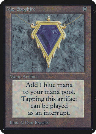Mox Sapphire [Limited Edition Alpha] | Cards and Coasters CA