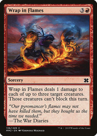 Wrap in Flames [Modern Masters 2015] | Cards and Coasters CA