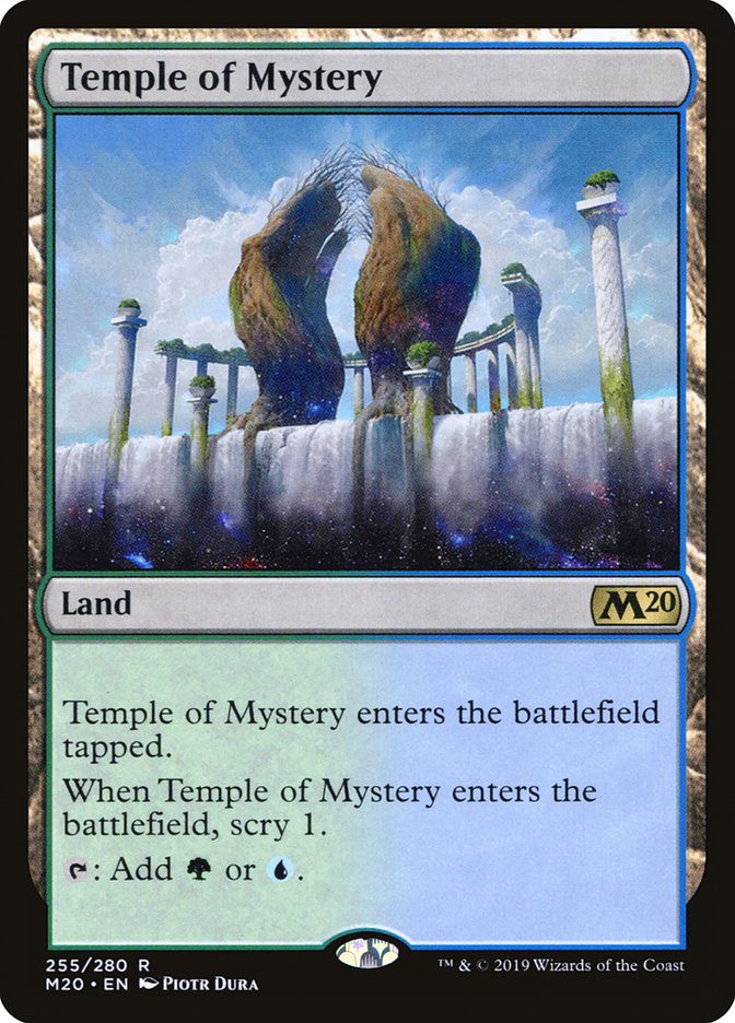 Temple of Mystery [Core Set 2020] | Cards and Coasters CA