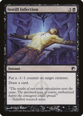 Instill Infection [Scars of Mirrodin] | Cards and Coasters CA