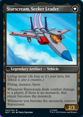 Starscream, Power Hungry // Starscream, Seeker Leader [Universes Beyond: Transformers] | Cards and Coasters CA